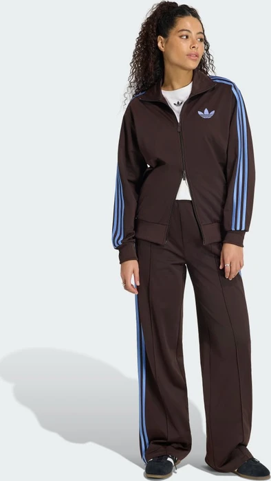 adidas Firebird Track Top Loose Trainingsjacke aurora coffee/blue fusion (Damen)