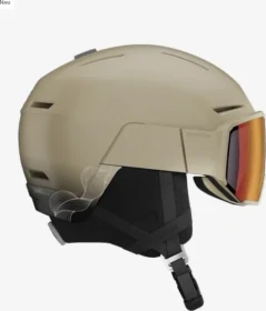 Salomon Osmo Pro Sigma Photo Helm light bronze metallic/black