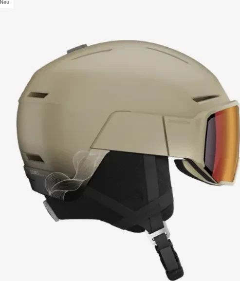 Salomon Osmo Pro Sigma Photo Helm light bronze metallic/black