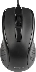 Targus Full-Size Optical Antimicrobial Wired Mouse schwarz, USB (AMU81AMGL)