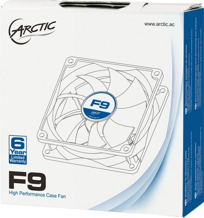 ARCTIC F9, 92mm, 5er-Pack