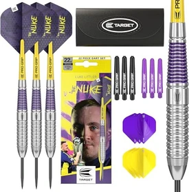Target Luke Littler Brass Steel Dartpfeil Set 22g