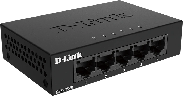 D-Link DGS-100 Desktop Gigabit Switch, 5x RJ-45