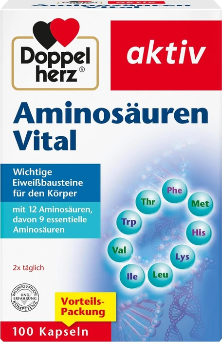 Doppelherz aktiv Aminosäuren Vital Kapseln, 100 Stück