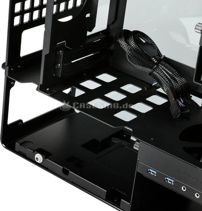In Win 901 schwarz, Glasfenster, Mini-ITX
