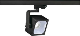 SLV 3Ph Euro Cube Schienensystem LED Spot 28.5W schwarz, 1 Stück