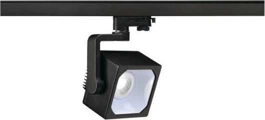 SLV 3Ph Euro Cube Schienensystem LED Spot 28.5W schwarz, 1 Stück