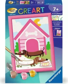 Ravensburger Malen nach Zahlen CreArt Charmante Dackel