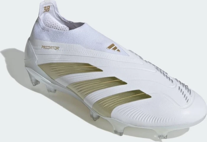 adidas Predator Elite Laceless FG cloud white/gold metallic