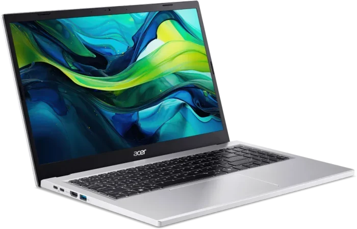 Acer Aspire Go 15 AG15-71P-762E, Pure Silver, Core i7-13620H, 32GB RAM, 1TB SSD, DE