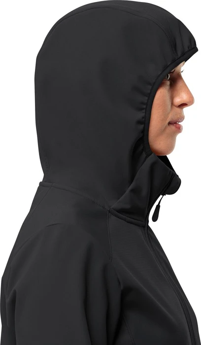 Jack Wolfskin Bornberg Hoody Funktionsjacke schwarz (Damen)