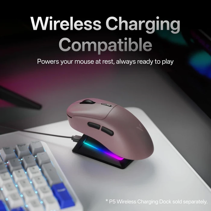 Rapoo VT3 Gen-2 8K Wireless Gaming Mouse violett, USB
