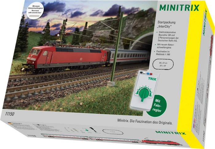 Trix - Spur Minitrix - Startpackung "InterCity" mit Baureihe 120