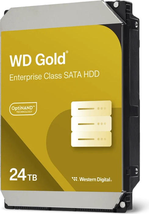 Western Digital WD Gold 24TB, 24/7, 512e / 3.5" / SATA 6Gb/s