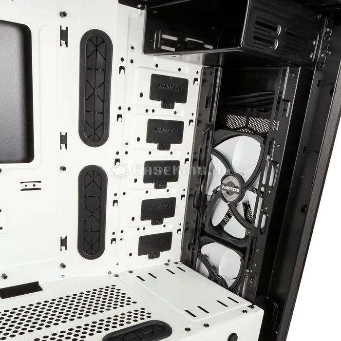 Phanteks Enthoo Pro M Tempered Glass Special Edition schwarz/weiß, Glasfenster