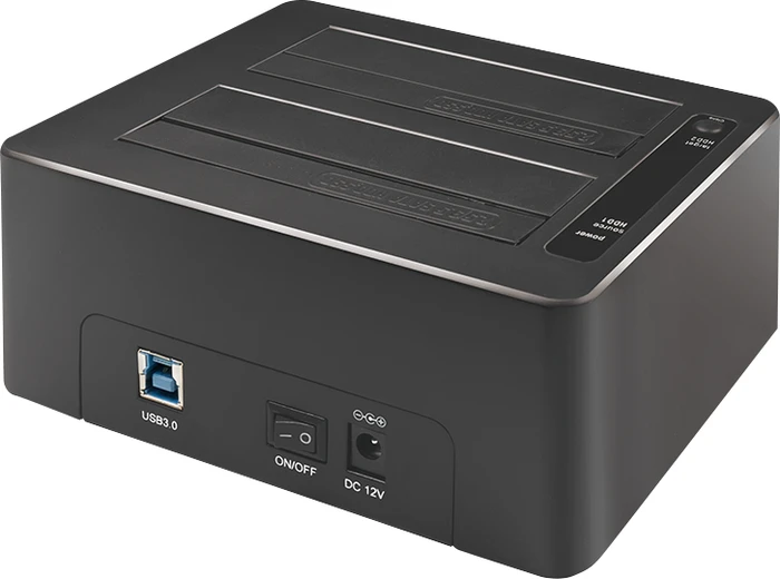 LogiLink USB 3.0 2-Bay für 2.5"/3.5" SATA HDD/SSD, schwarz, USB-B 3.0