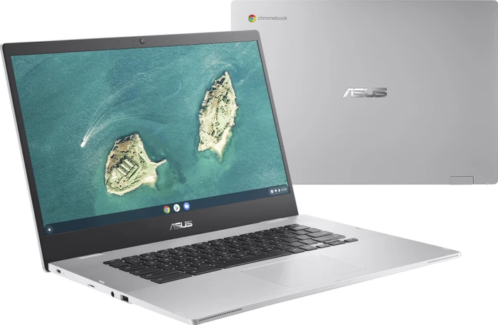 ASUS Chromebook CX1 CX1500CNA-EJ0040, Transparent Silver, Celeron N3350, 8GB RAM, 64GB Flash, DE