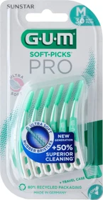 Sunstar Gum Soft-Picks Advanced Interdentalbürste regular mit Etui, 30 Stück