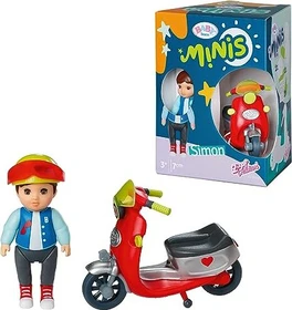 Zapf creation BABY born Minis - Simon mit Scooter