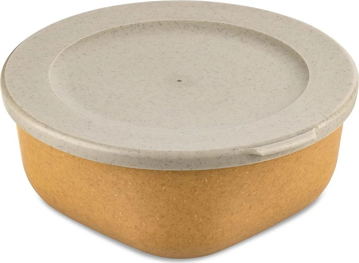 koziol Connect Box 0.7 mit Deckel Speisegefäß 700ml nature wood