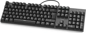 Hama MKC-650 Mechanische Office-Tastatur, LEDs weiß, schwarz, Gaote Outemu BLACK, USB, DE (00182678)