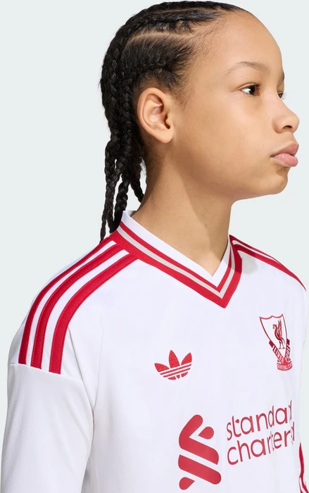 adidas Liverpool FC Authentic 2026/2027 Auswärtstrikot langarm (Junior)