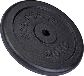 ScSports Gusseisen Hantelscheibe 20kg