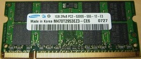 Samsung SO-DIMM 1GB, DDR2-667, CL5, 2RX8