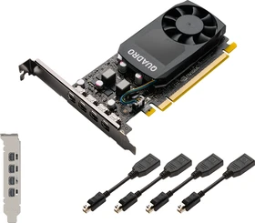 PNY Quadro P620 V2, 2GB GDDR5, 4x mDP