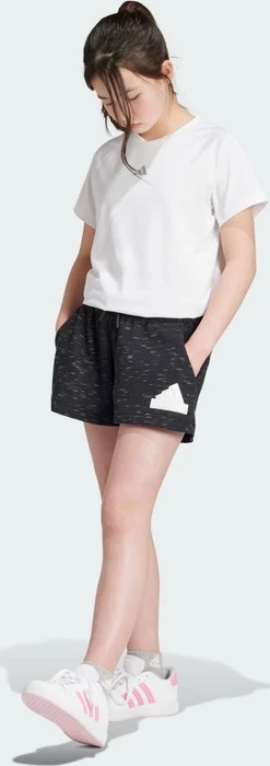 adidas Future Icons Big Logo Shorts black melange/white (Junior)