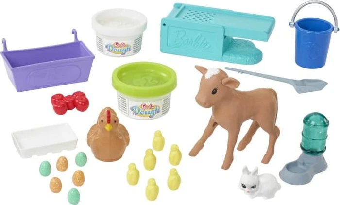Mattel Barbie - Ich wäre gern... Barbie Hühnerhof und Spielset Petite