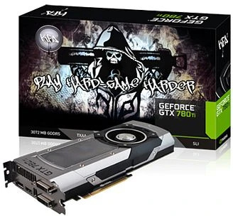 KFA2 GeForce GTX 780 Ti, 3GB GDDR5, 2x DVI, HDMI, DP