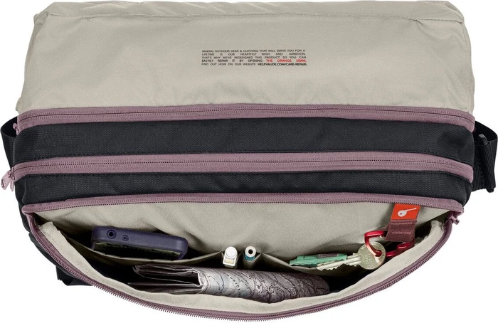 Vaude Rom III M Umhängetasche black/purple ash
