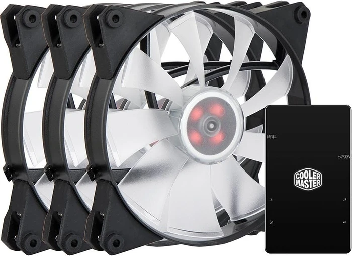 Cooler Master MasterFan Pro 140 Air Flow RGB, LED-Steuerung, 140mm, 3er-Pack
