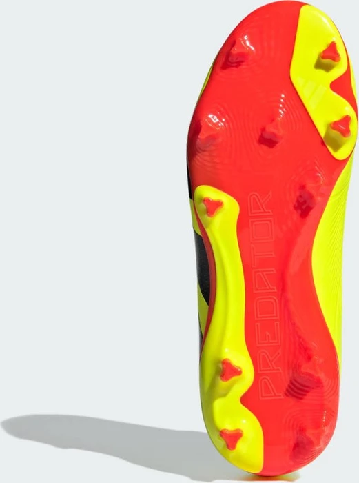 adidas Predator 24 League Laceless FG team solar yellow 2/core black/solar red (Junior)