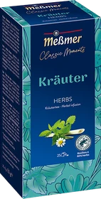 Meßmer Classic Moments Kräuter Tee Beutel, 25 Stück