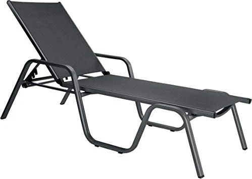 Kettler Basic Plus Gartenliege anthrazit/anthrazit