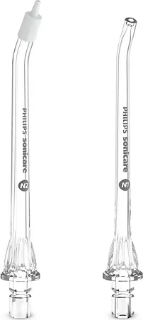 Philips HX3072/00 Sonicare Compact Flosser Ersatzdüse, 2 Stück (Standard, Komfort)