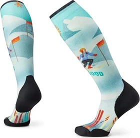 Smartwool Targeted Cushion Pattern OTC Snow Bunny Print Skisocken capri (Damen)