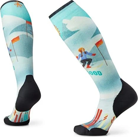 Smartwool Targeted Cushion Pattern OTC Snow Bunny Print Skisocken capri (Damen)
