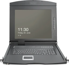 Digitus DS-72221-5, 19" LCD KVM Konsole, 16-fach, US