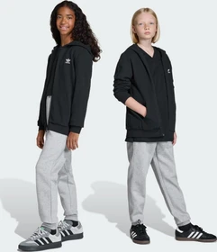 adidas Kids Trainingshose lang medium grey heather/white (Junior)
