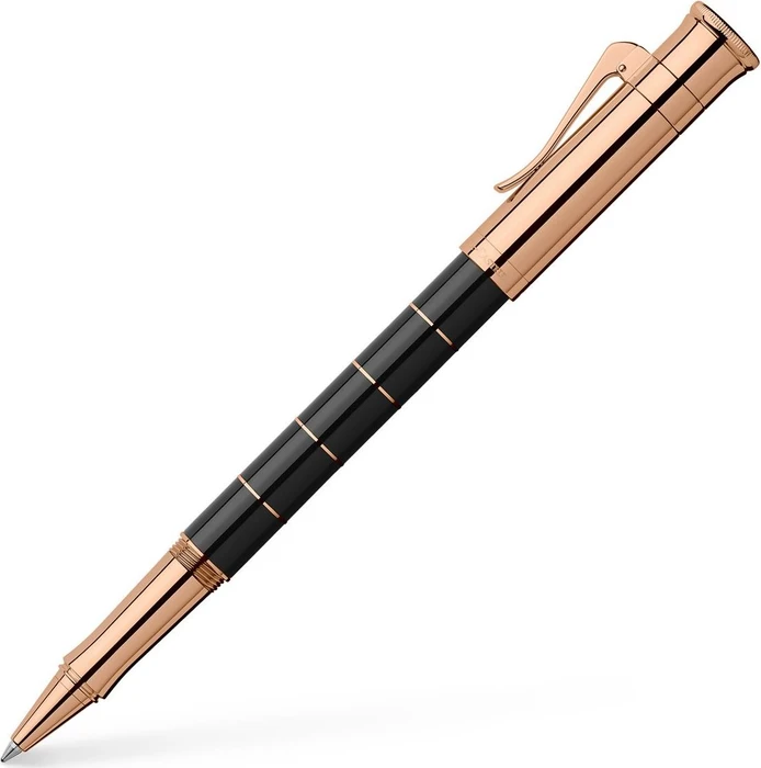 Graf von Faber-Castell Classic Anello Tintenroller (Mine) rosegold/schwarz