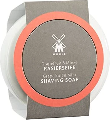 Mühle Rasierseife in Porzellanschale Grapefruit & Minze, 65g