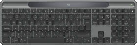 Logitech Signature Slim Solar+ K980 for Business, Grafit, Logi Bolt, USB/Bluetooth, US
