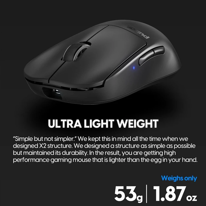 Pulsar Gaming Gears X2V2 Wireless schwarz, USB