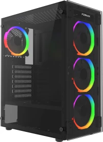 Gembird Fornax 1500RGB Black, Acrylfenster (CCC-FC-1500RGB)