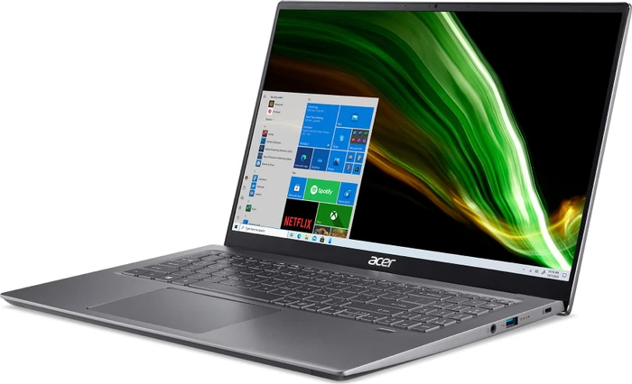 Acer Swift X SFX16-51G-5388, Iron, Core i5-11320H, 16GB RAM, 512GB SSD, GeForce RTX 3050, DE