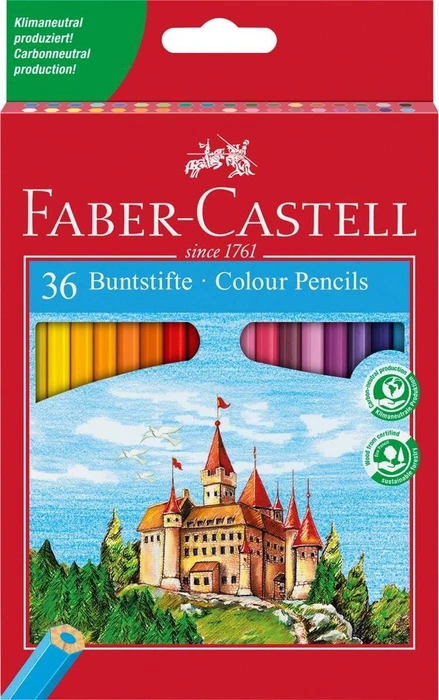 Faber-Castell Classic Colour Buntstift sortiert, 36er-Set