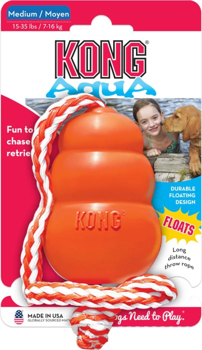 Kong Wobbler Aqua, M, orange